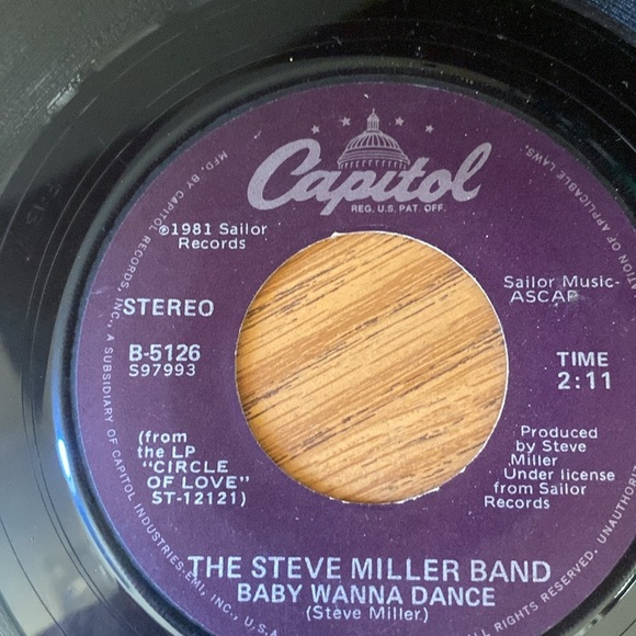 STEVE MILLER ABRACADABRA/BABY WANNA DANCE (VG) B-5126 45 RECORD - Picture 5 of 6